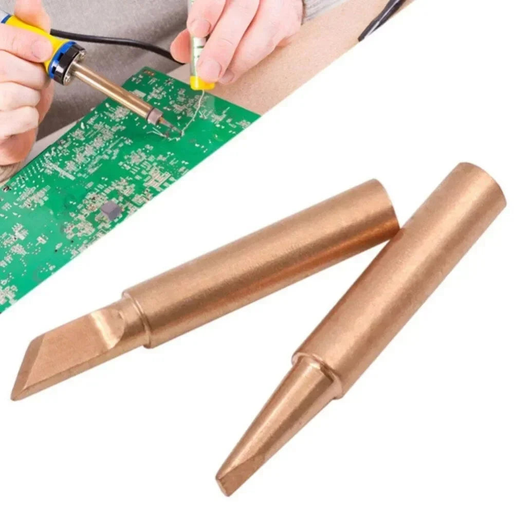 5-Pack 900M-T Pure Copper Soldering Iron Tips for 936 Station Soldering Iron Tips Zpaxo