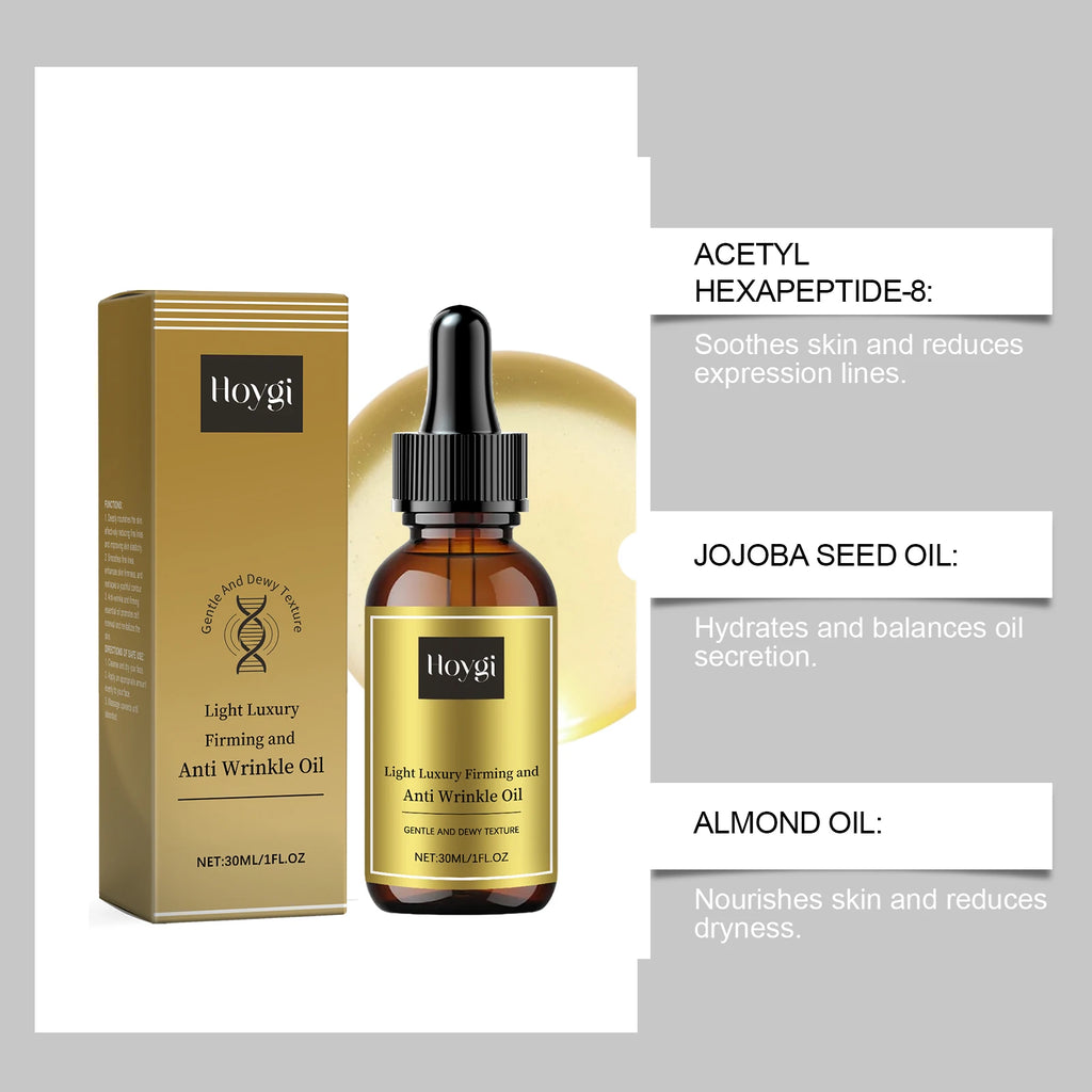 Firming Facial Care Oil Lifting Anti Wrinkle Lightens Lines Tightens Skin Nourishing Smoothing Soften Brightening Face Serum Zpaxo