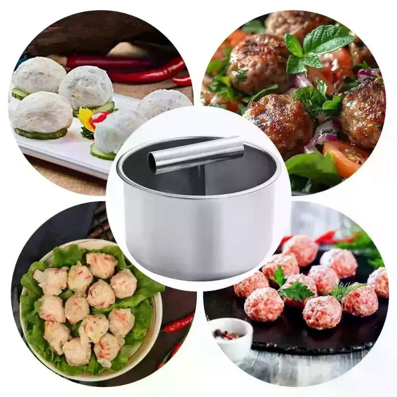 Press Meatball Maker Stainless Steel Meat Balls Manual Zpaxo