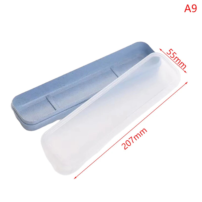 Multicolor Portable Cutlery Case Spoon Fork Tableware Box Storage Zpaxo A9