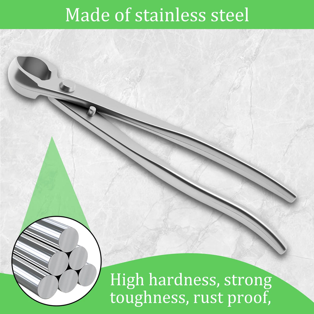 Bonsai Grooming Kit Stainless Steel Wear Resistant Bonsai Tree Kit Tools Time Saving Pruning Kit with Ergonomic Long Handle 2025 Zpaxo