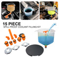 Plastic Filling Funnel Spout Car Accessories Spill Proof Coolant Pour