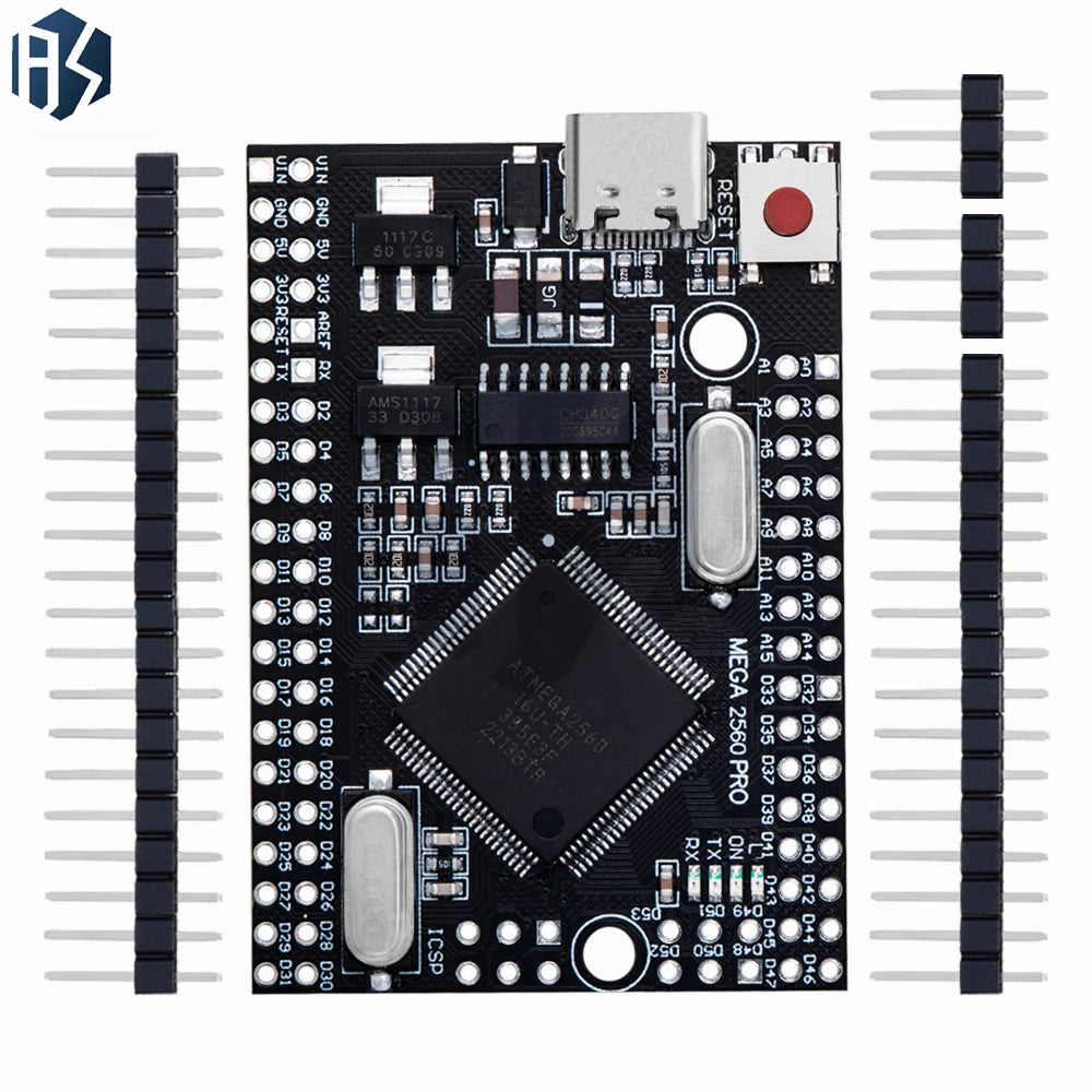 Mega 2560 MINI 5V Embed CH340G ATmega2560-16AU Male Pinheaders Zpaxo