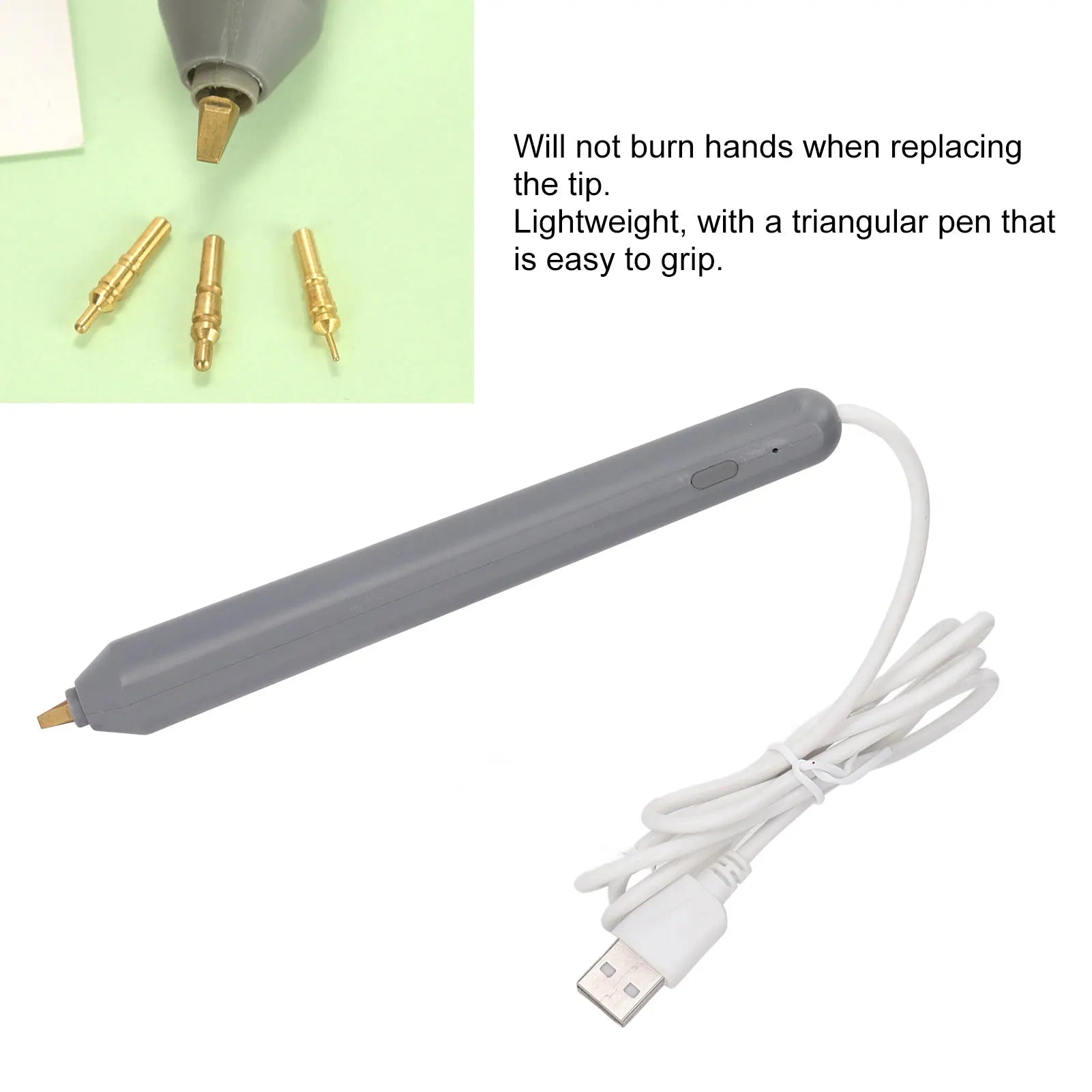 Heat Foil Pen USB Stamping Embossing ABS Crafting Tool Drawing