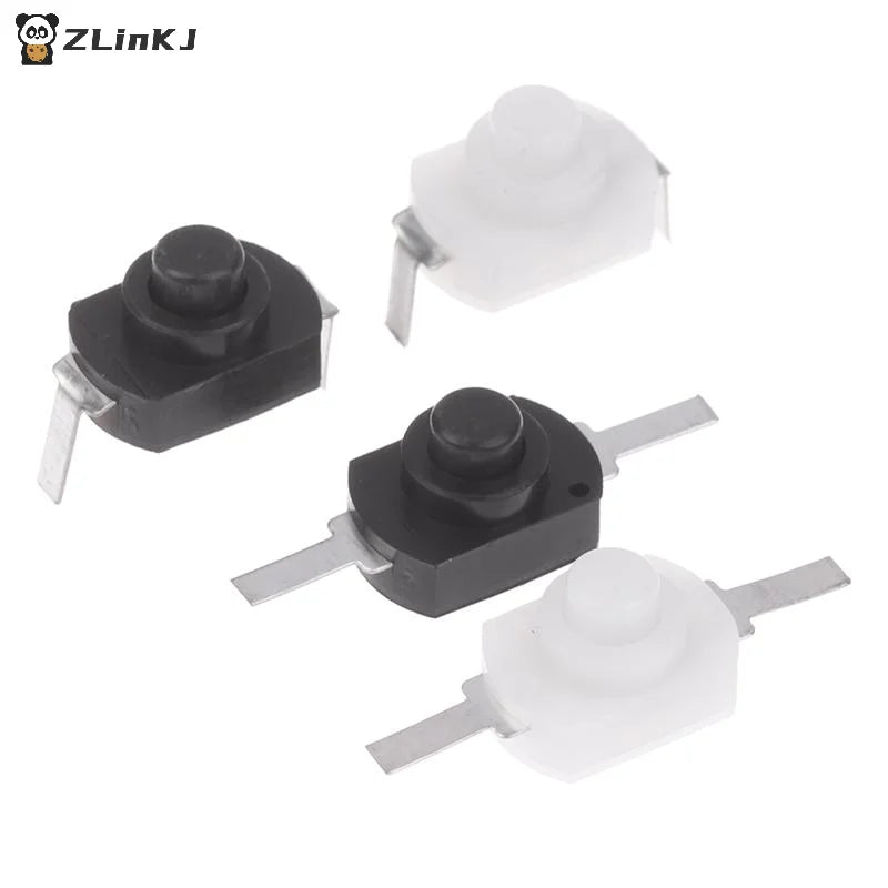 ▶10/20/50PCS 1208YD 1288BM Mini Push Button Switch Self Lock Switch Latching On-Off Micro Switch For Electric Torch Flashlight Zpaxo