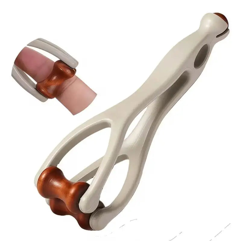 1pcs Dual-Sided Hardwood Hand Massager – for Carpal Tunnel, Circulation, Stress & Trigger Finger Relief Zpaxo