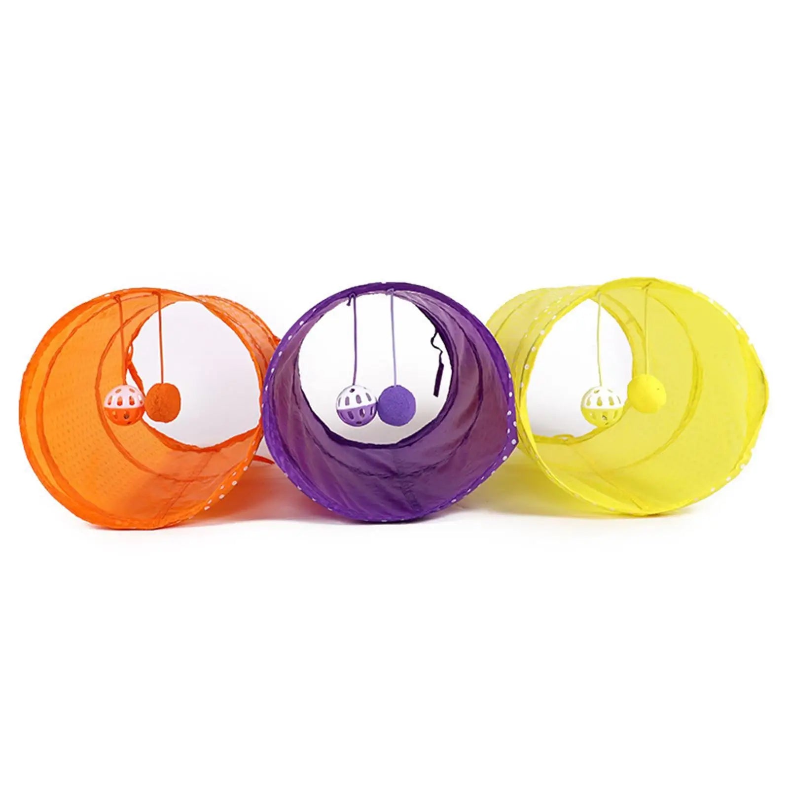 Pet Cat Tunnel Training Interactive Hiding Running Foldable Play Center Cat Toy for Ferrets Bunnies Kitten Rabbits Puppy Zpaxo