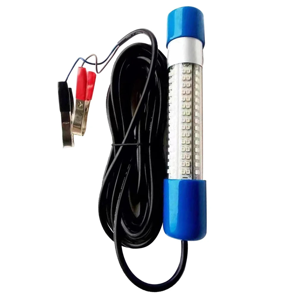 Underwater Fishing Light 50W Fish Lure Bait Finder Lamp 12-24V LED Fishing Night Light Waterproof for Squid Shrimp Krill Zpaxo