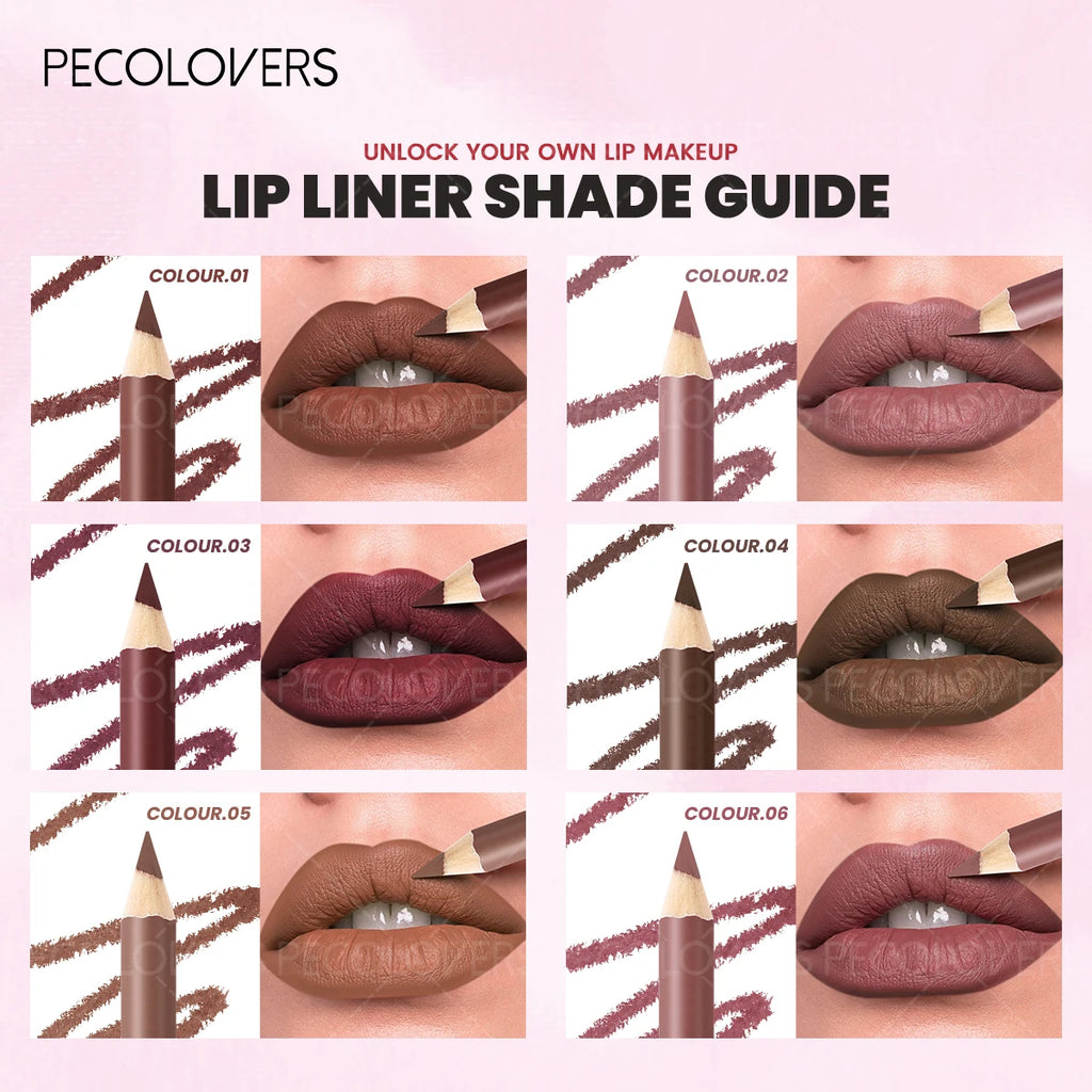 1PC Lip Liner Pencil - Soft Texture, Lasts 24 Hours, Waterproof And Resistant to Smudging, Great Option Gifts for Girls Zpaxo
