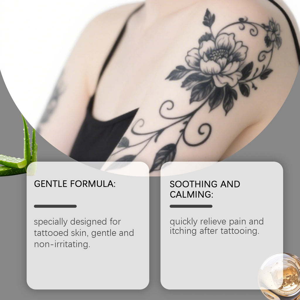 Tattoo Care Gel – Gentle Cleanse, Moisturize & Color Protect Tattoo Aftercare Gel Zpaxo