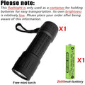 KDULIT USB Rechargeable LED Flashlight – Zoomable Torch