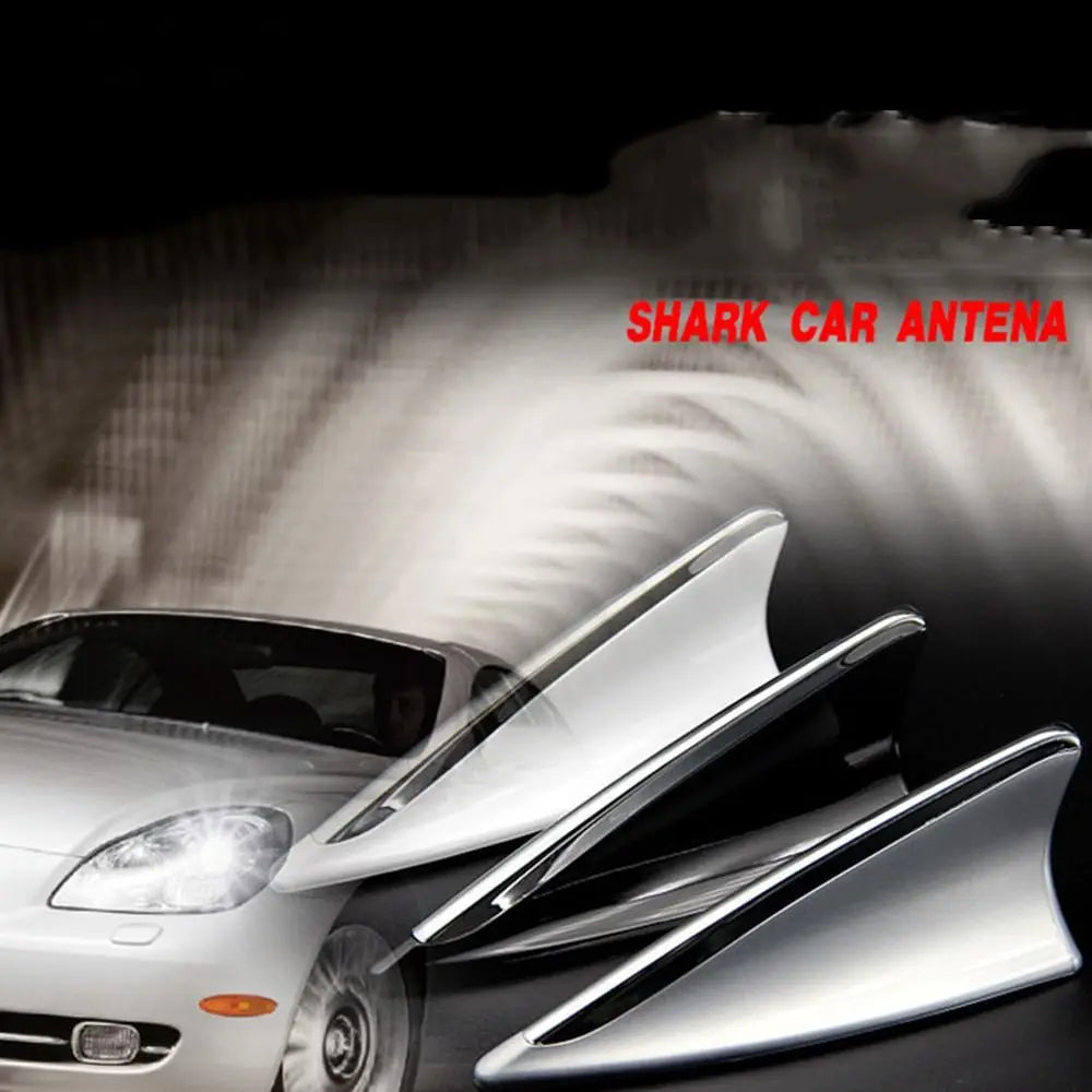 Adapter FM Signal Amplifier Roof Mount Aerial Antenna Cover Shark Fin Zpaxo