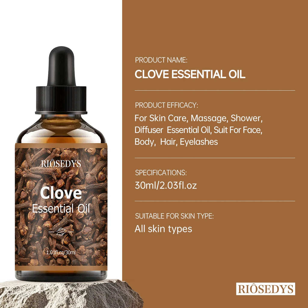 Clove essential oil, with a woody scent, is suitable for body massage and hair care, and can also be used in aromatherapy. Zpaxo