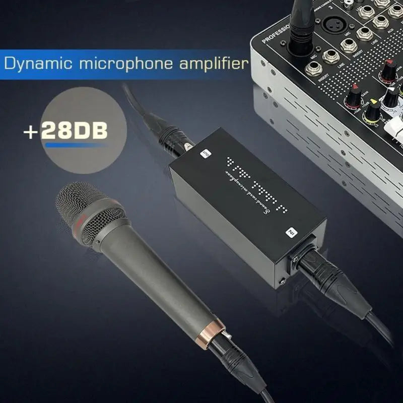 652F Dynamic Microphone Preamplifier Sound 28dB Perfect Studio Zpaxo