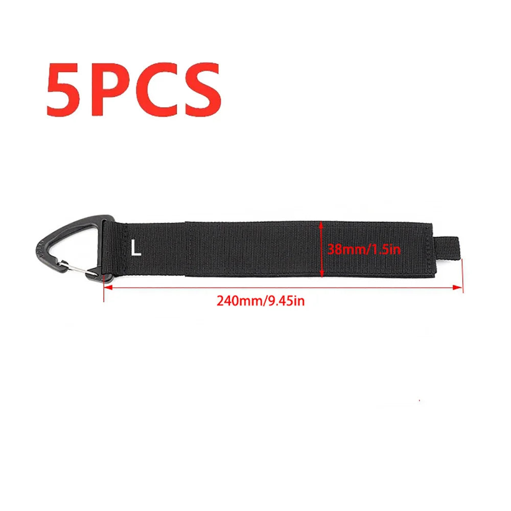Nylon Cord Organizer with Triangle Buckle | Cable Strap 1/5/10Pcs Cable Cord Organizer Zpaxo L 5pcs