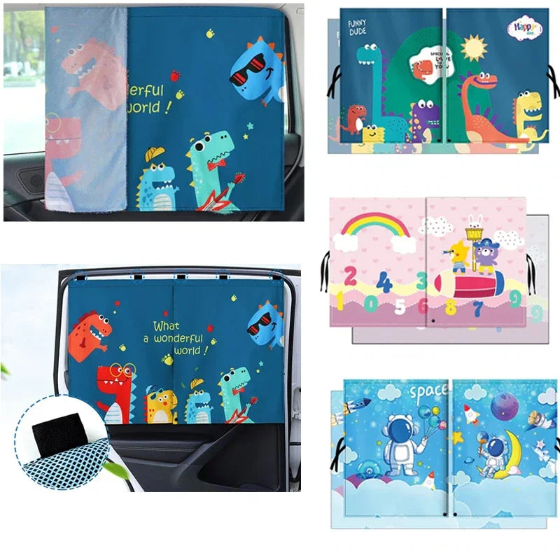Children's Sunshade Magnetic Car Side Window Sun Protection Heat