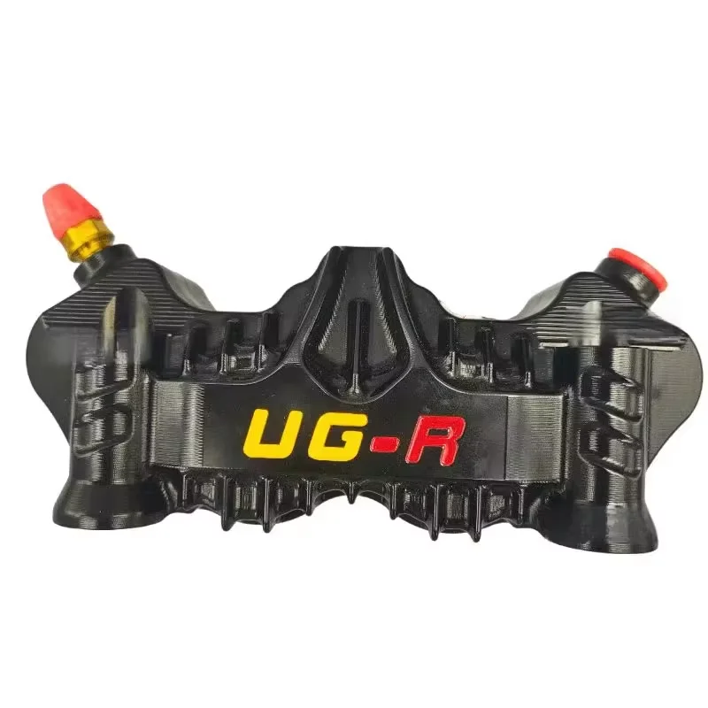 Shark Fin 4-Piston Hydraulic Brake Caliper | Aluminum Alloy