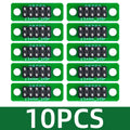 ‌‌Dual-Pitch 2.54mm (0.1") & 2mm (0.079") Dupont Connector Kit – 2×5-Pin Male/Female Headers (10-Pair) with Gold-Plated Contacts Zpaxo 10pcs