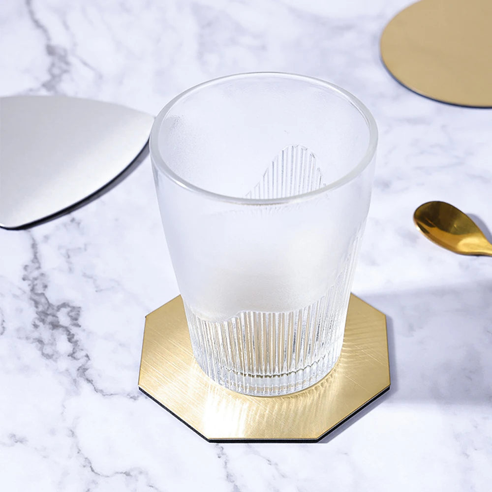 Stainless Steel Coaster Table Mat – Non-Slip Heat Insulating Pad