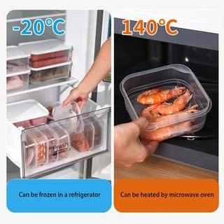 1 4 Lunch Meat Container Refrigerator Cheese Keeper Box Salami Cold