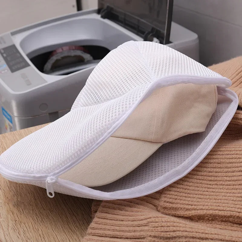Hat Washing Bag – Anti-Deformation Mesh Laundry Protector
