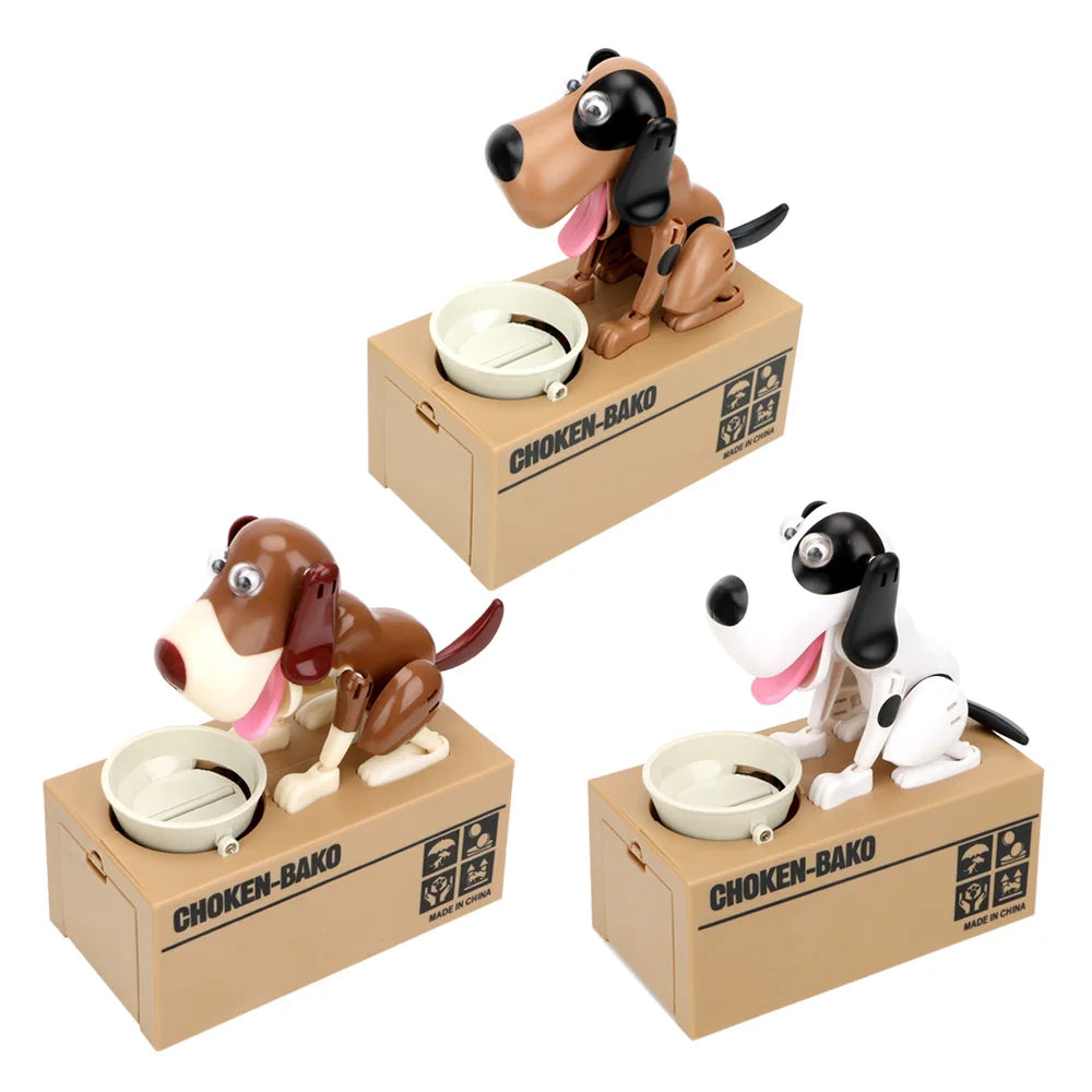 Kids Electronic Piggy Banks Money Saving Box Automated Boxes Cartoon