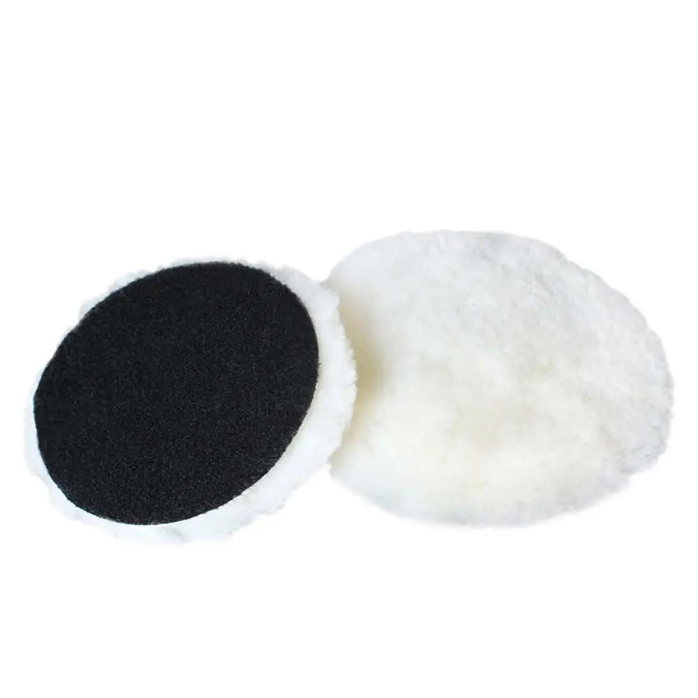 Reusable 3/4/5/6/7 Inches Waxing Buffing Paint Care Car Polishing Disc Self-Adhesive Disc Car Beauty Tool Wool Sponge Pad Zpaxo