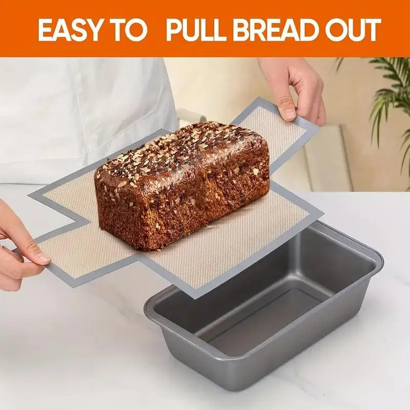 Multipurpose Silicone Bread Pans Easy Cleaning Heat Resistant Long Zpaxo