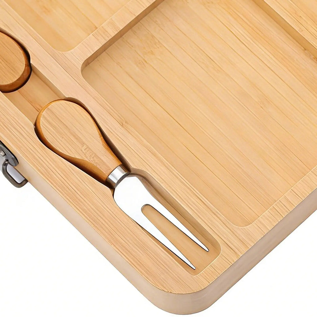 Cheese Board Foldable Meat Platter Kitchen Gadget Meat Cheese Tray Platter For Indoor Table Fireplace Living Room Restaurant Zpaxo