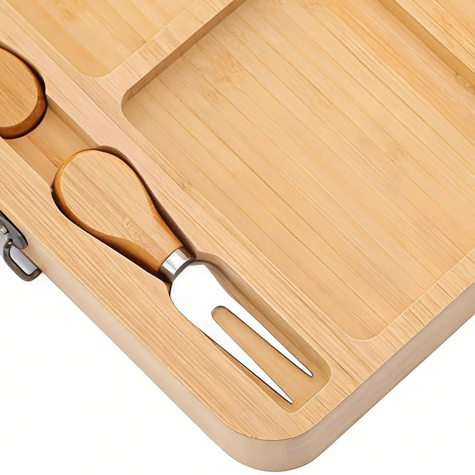 Cheese Board Foldable Meat Platter Kitchen Gadget Meat Cheese Tray Platter For Indoor Table Fireplace Living Room Restaurant Zpaxo
