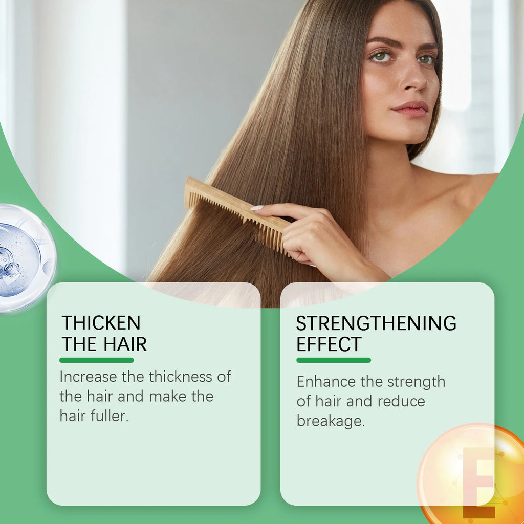 Rosemary Shampoo Thickening Moisturizing Repairing Hair Care Gentle Zpaxo