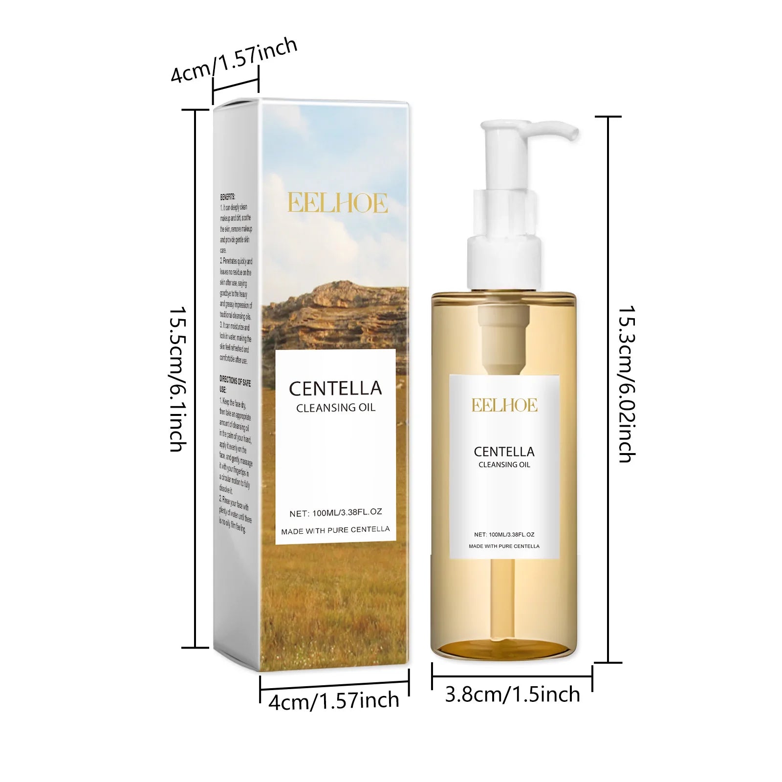 Centella Skin Care Set – Serum, Face Wash & Cleansing Oil Skin Care Set Zpaxo Cleansing Oil 100ml