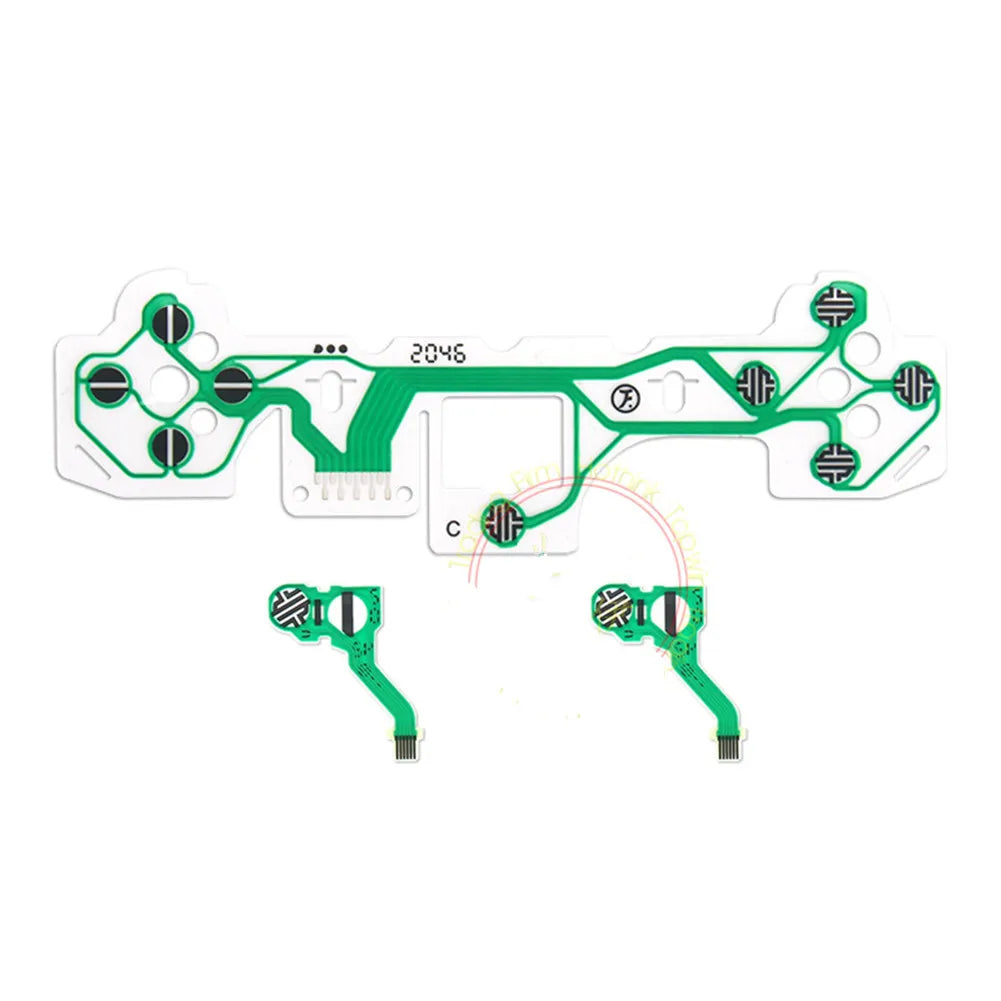 Controller Flex Cable Ribbon Conductive Film Replacement Spare Parts Zpaxo green