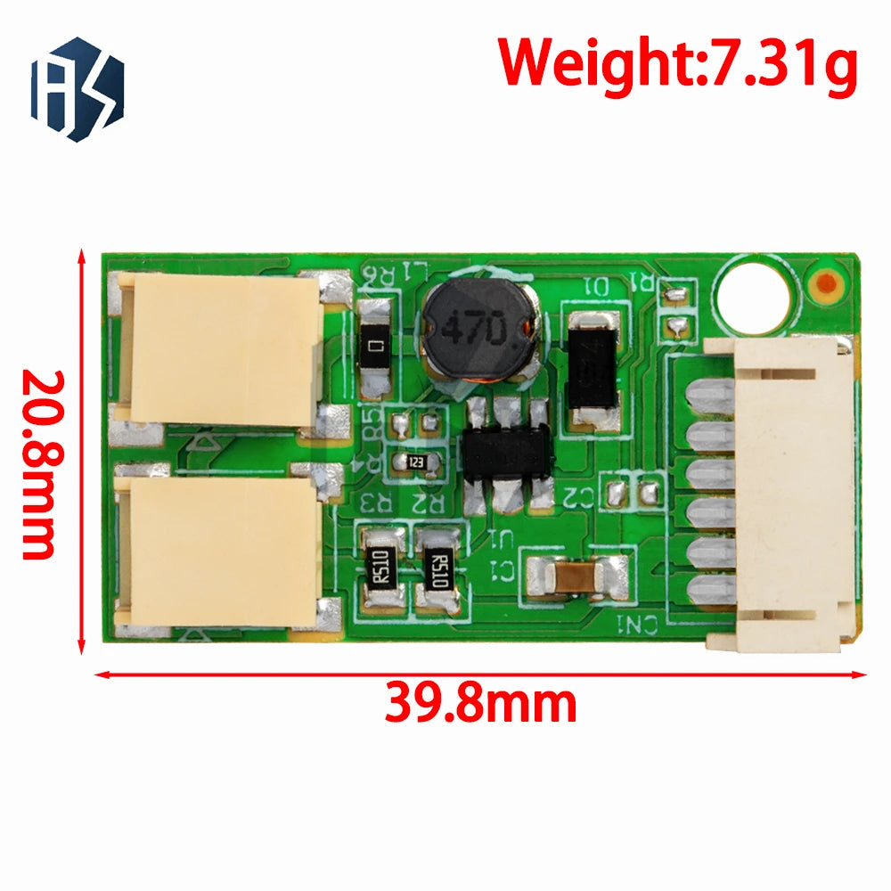 Dual Lamp LED Buck Driver Board CA-133 Dual Port LED Constant Current Board 9.6V Output Constant Current Source Wiring Zpaxo