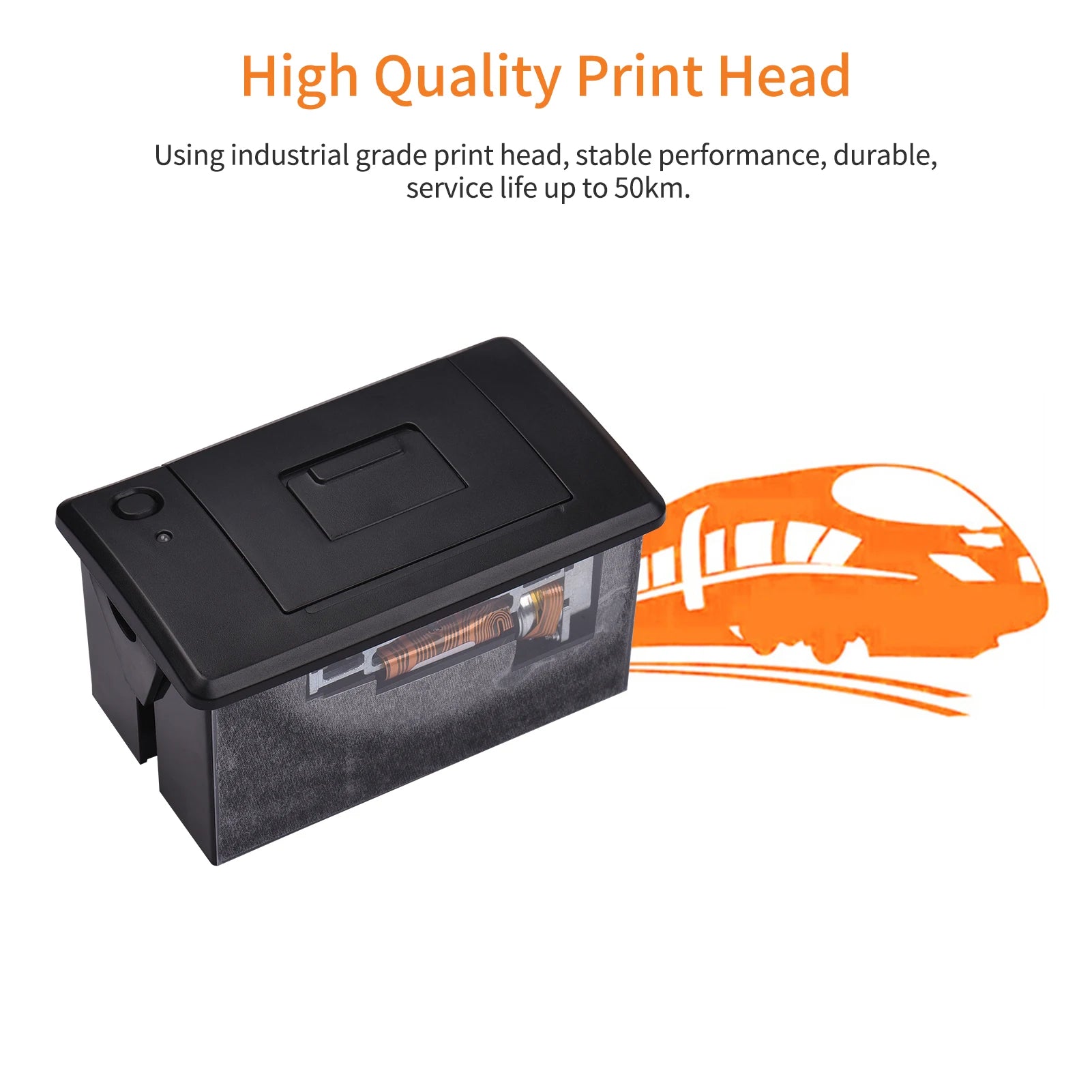 58MM 203dpi Thermal Receipt Printer Low Noise Mini Printing Module with USB/RS232/TTL Serial Port Support ESC/POS Commands Zpaxo
