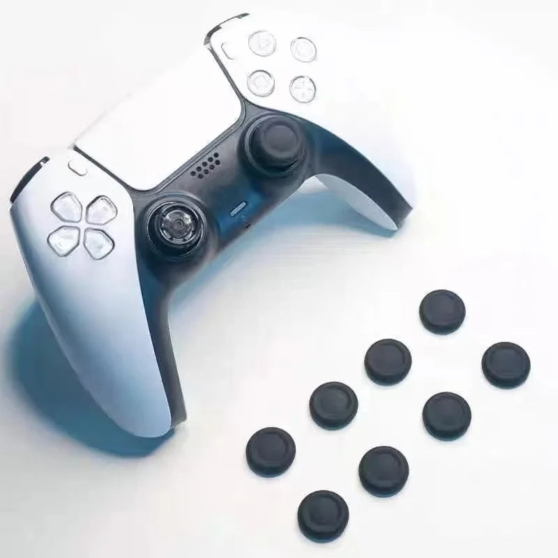 6Pcs Replacement Cap Soft Joystick Thumb Stick Game Console Thumb Grip Cap For PS4 PS5 Controllers Joysticks Silicone Thumbstick Zpaxo
