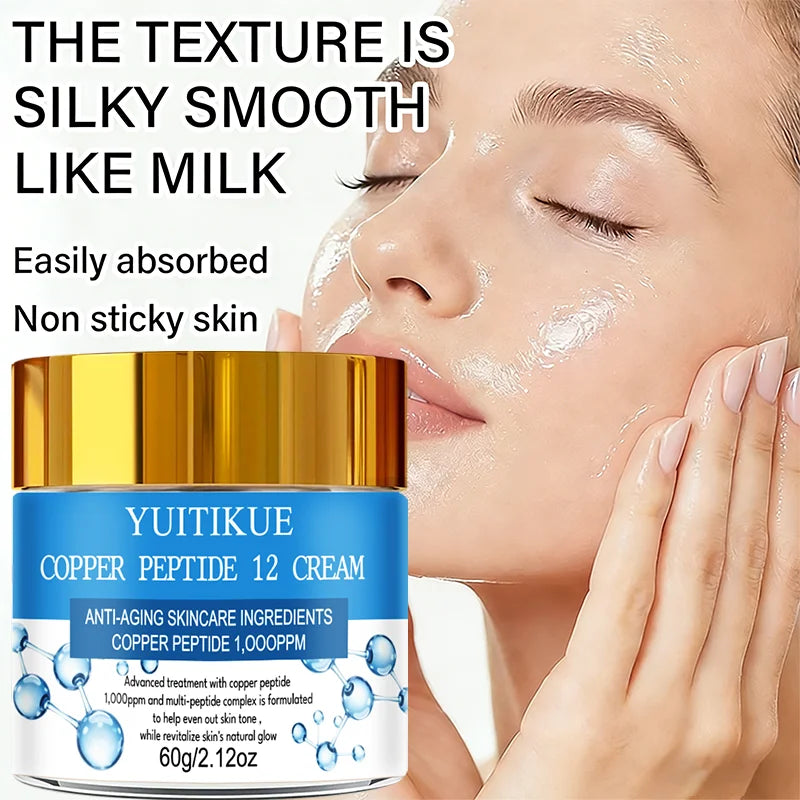 YUITIKUE Copper Peptide Anti-Aging Cream | 60g Face Moisturizer Anti-Aging Face Cream Zpaxo