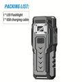 POCKETMAN 8-LED 2000LM USB Rechargeable Flashlight + Magnet LED Rechargeable Flashlight Zpaxo Package