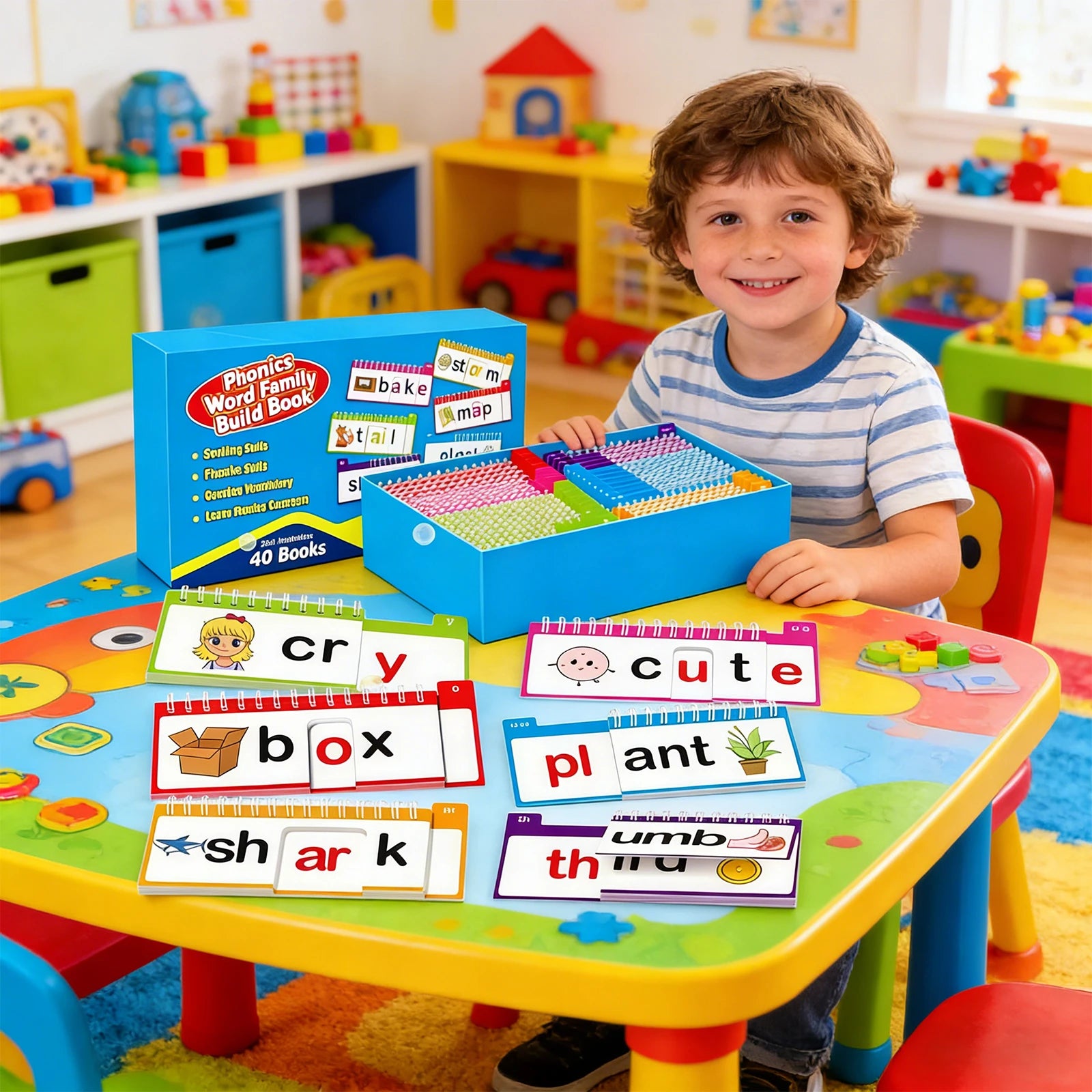 Reading Book 40 Read Rhyme Build Books Word Family Flash Cards