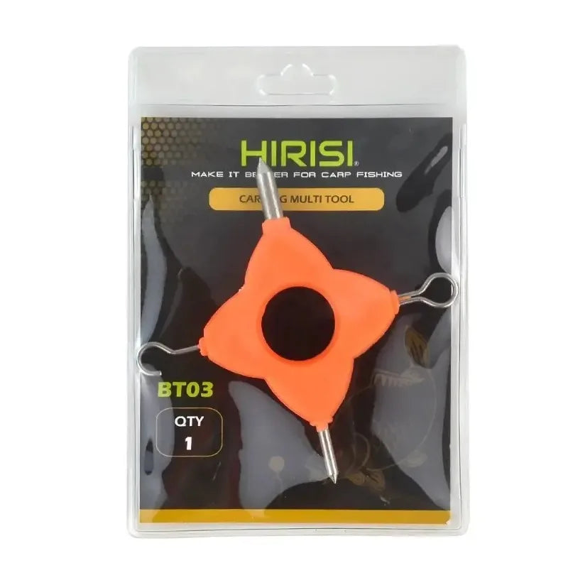Hirisi 4-in-1 Fishing Line Knotter Tool | Carp Rig Knot Puller Fishing Knotter Tool Zpaxo