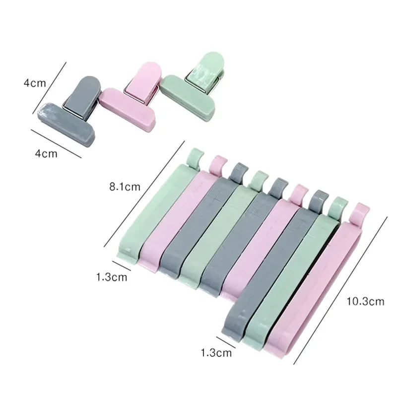 Reusable Food Bag Clips Airtight Storage Kitchen Organization