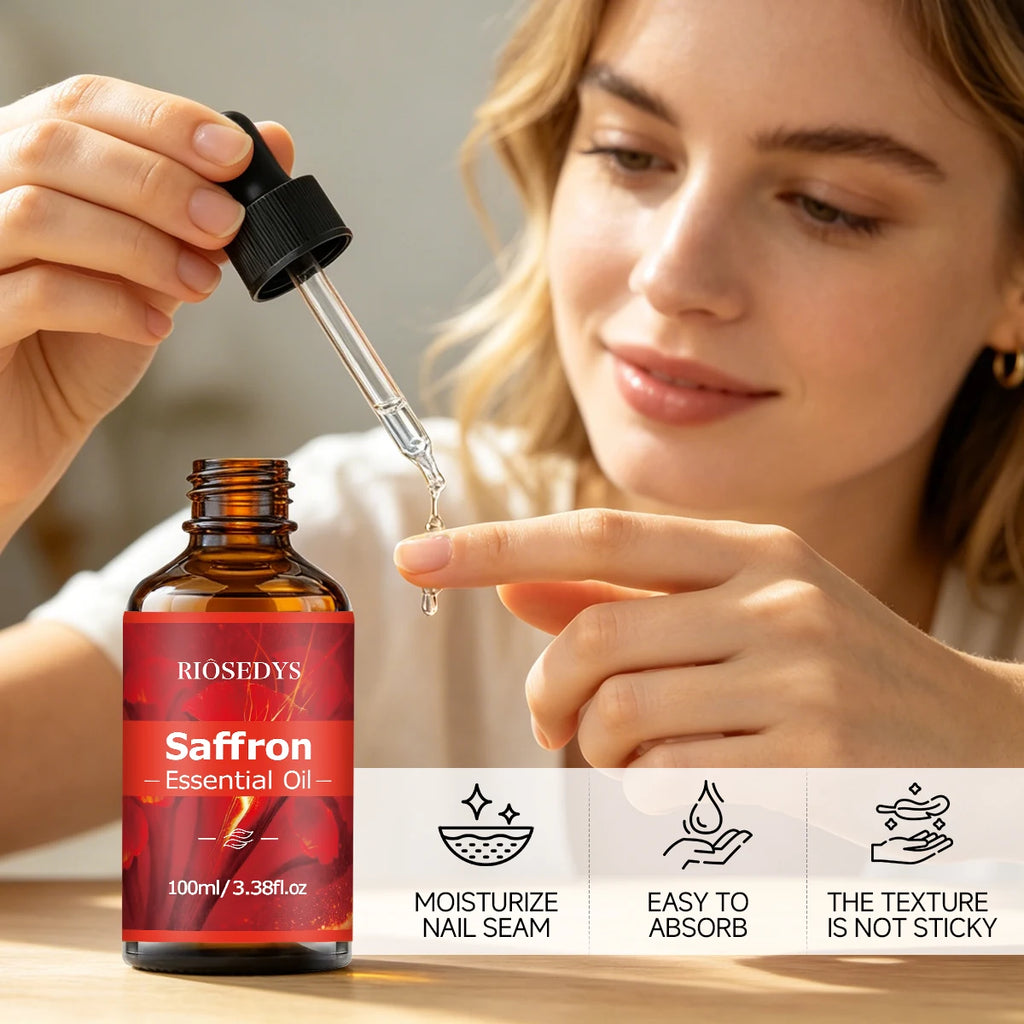SAFFRON ESSENTIAL OIL Moisturizing Nourishing Massage Suitable Zpaxo