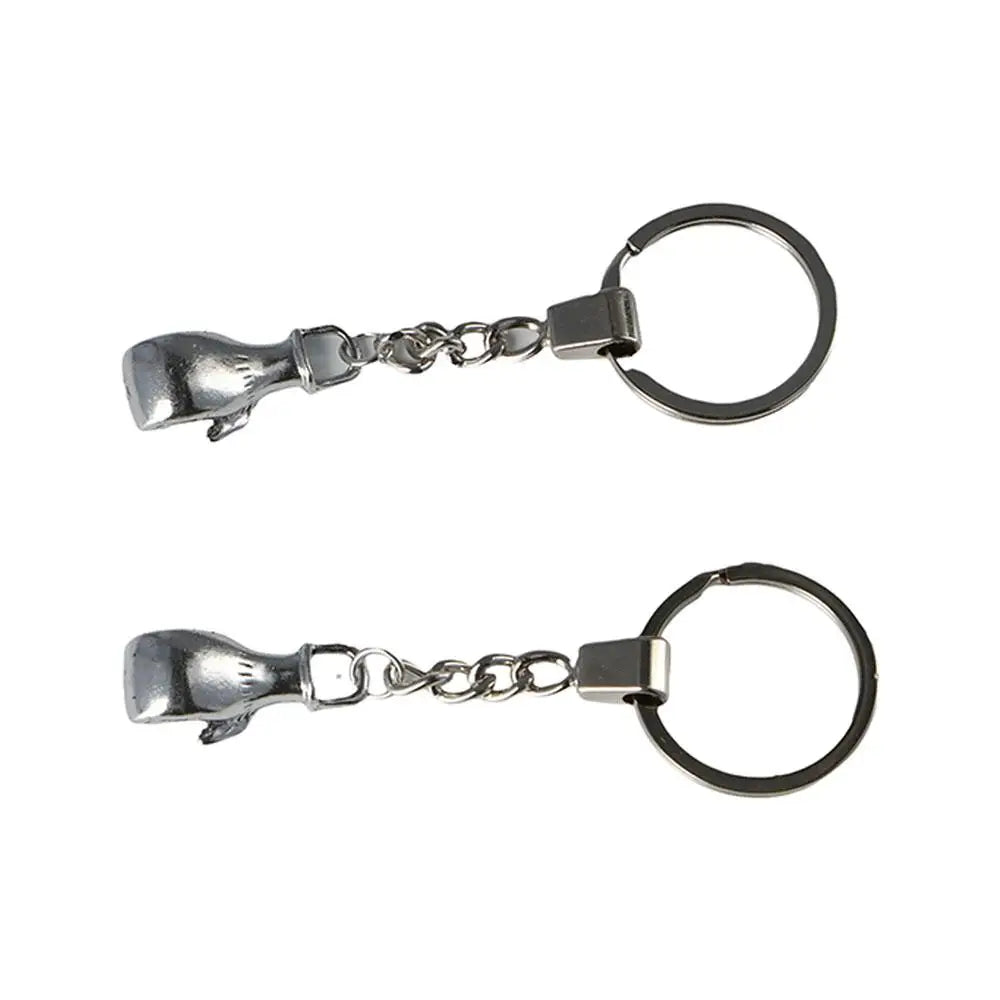 Mini 1PC Cute Metal Alloy Glove Car Dreamed Gift Boxing Gloves Keychain Keyfob Key Ring Zpaxo
