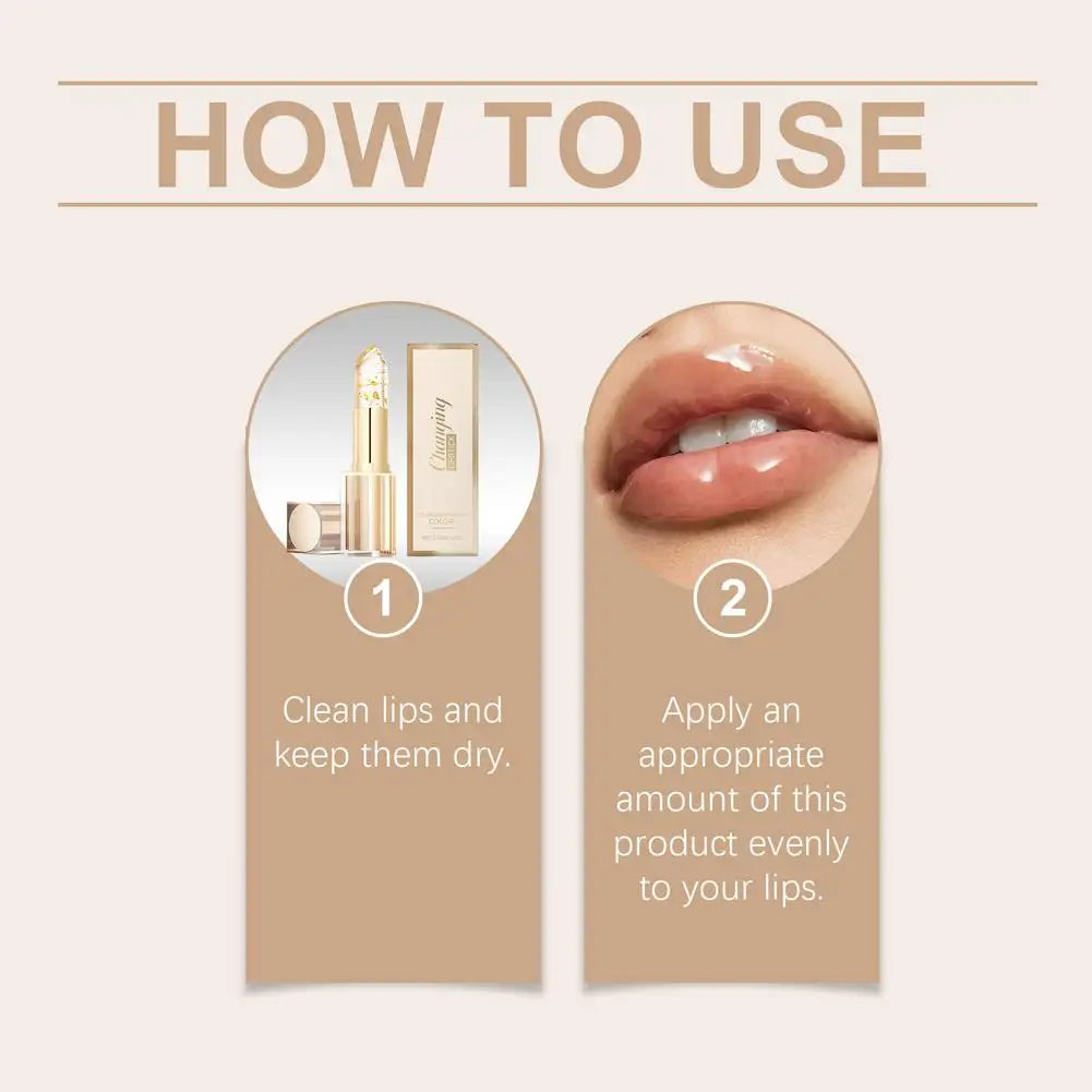 Color Changing Lipstick | 24H Moisturizing Glossy Lip Gloss Color Changing Lipstick Zpaxo