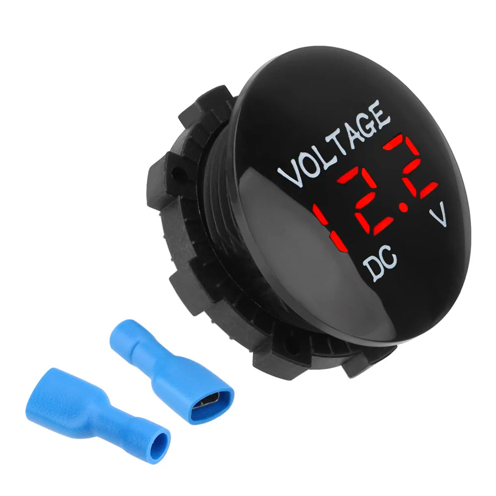 Voltage Meter Tester DC 12V-24V Car Auto Motorcycle Boat Mini Digital