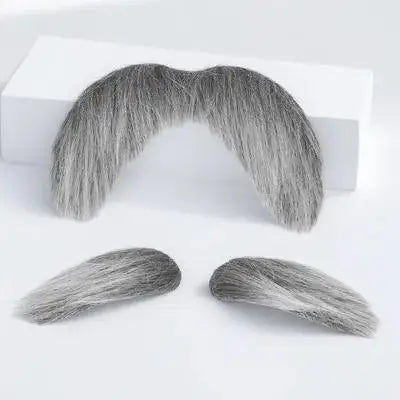 Realistic Fake Beard Mustache Eyebrows Self Adhesive Comfortable