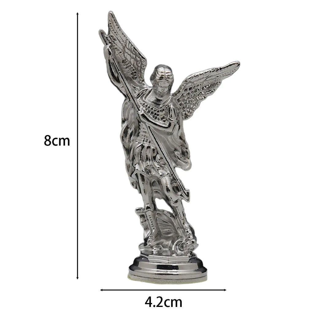 1Pc Figure Statue Defeated Lucifer Tramples Statue Home Decoration Religious Collectible Figure Arcangel Statue Angel Sculpture Zpaxo
