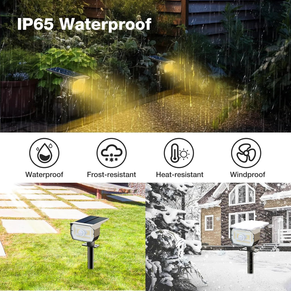 1-4PCS 56LED Solar Outdoor Lights Motion Sensor IP65 Waterproof 3 Modes Security Spotlight Wall Landscape Lighting Yard Driveway Zpaxo