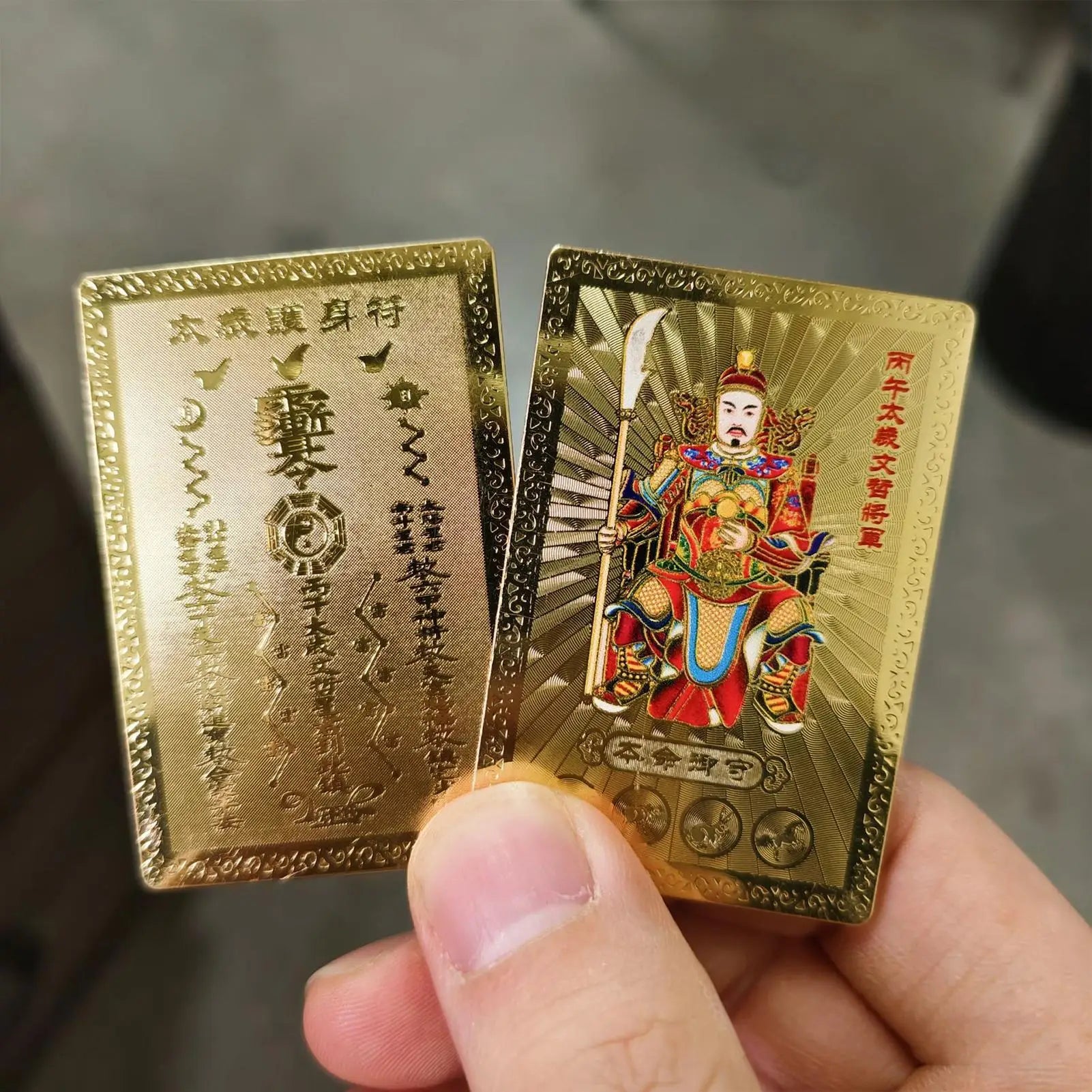 Chinese Tai Sui Horse Card Good Luck Wealth Prosperity Decoration