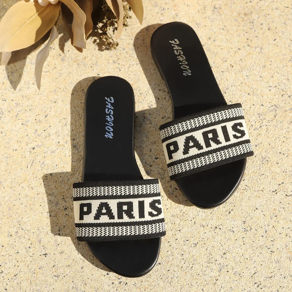 Slippers Women Shoes Summer Sandals Ladies Casual Slides Beach Flats